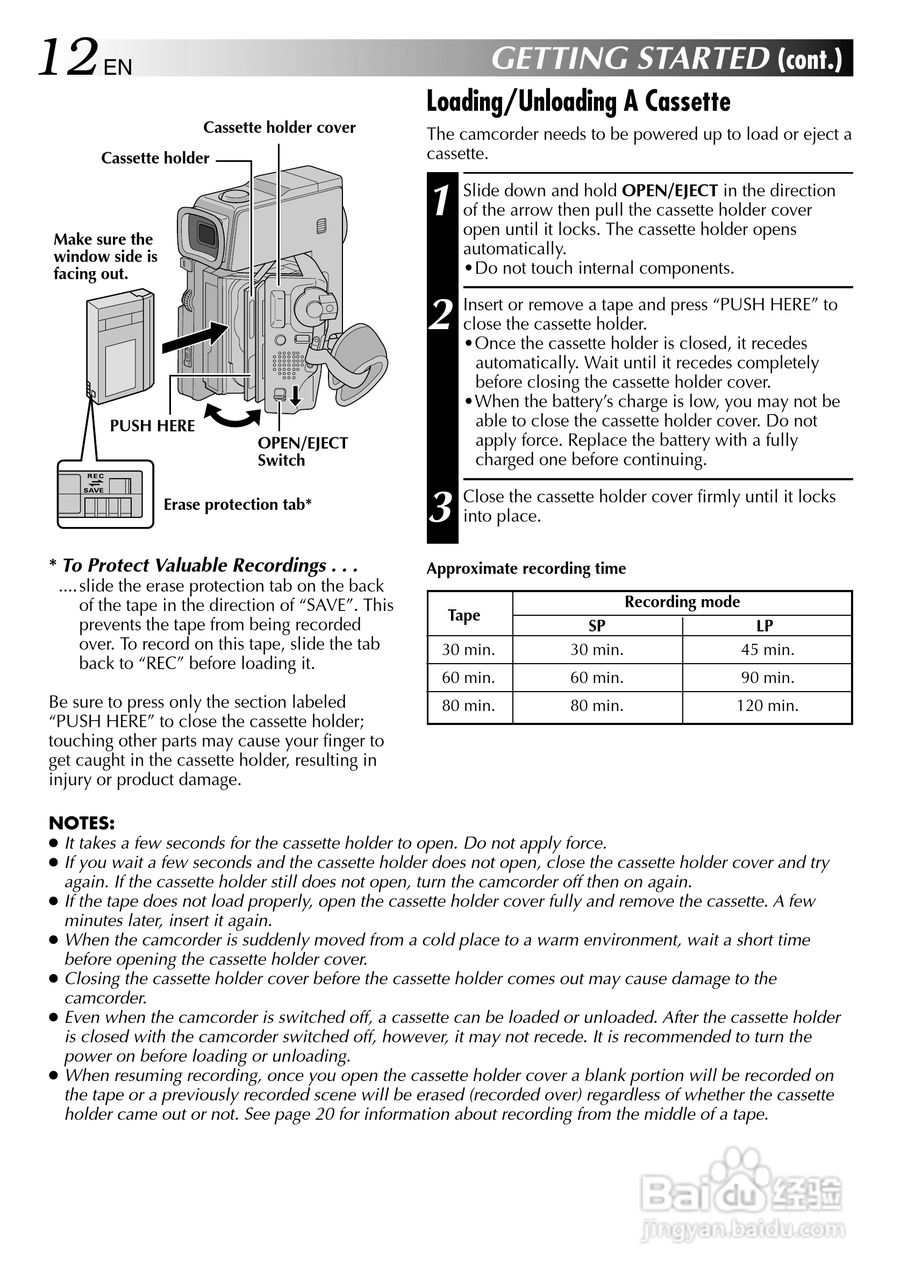 胜利JVC GR-DVM75数码摄像机使用说明书:[2]