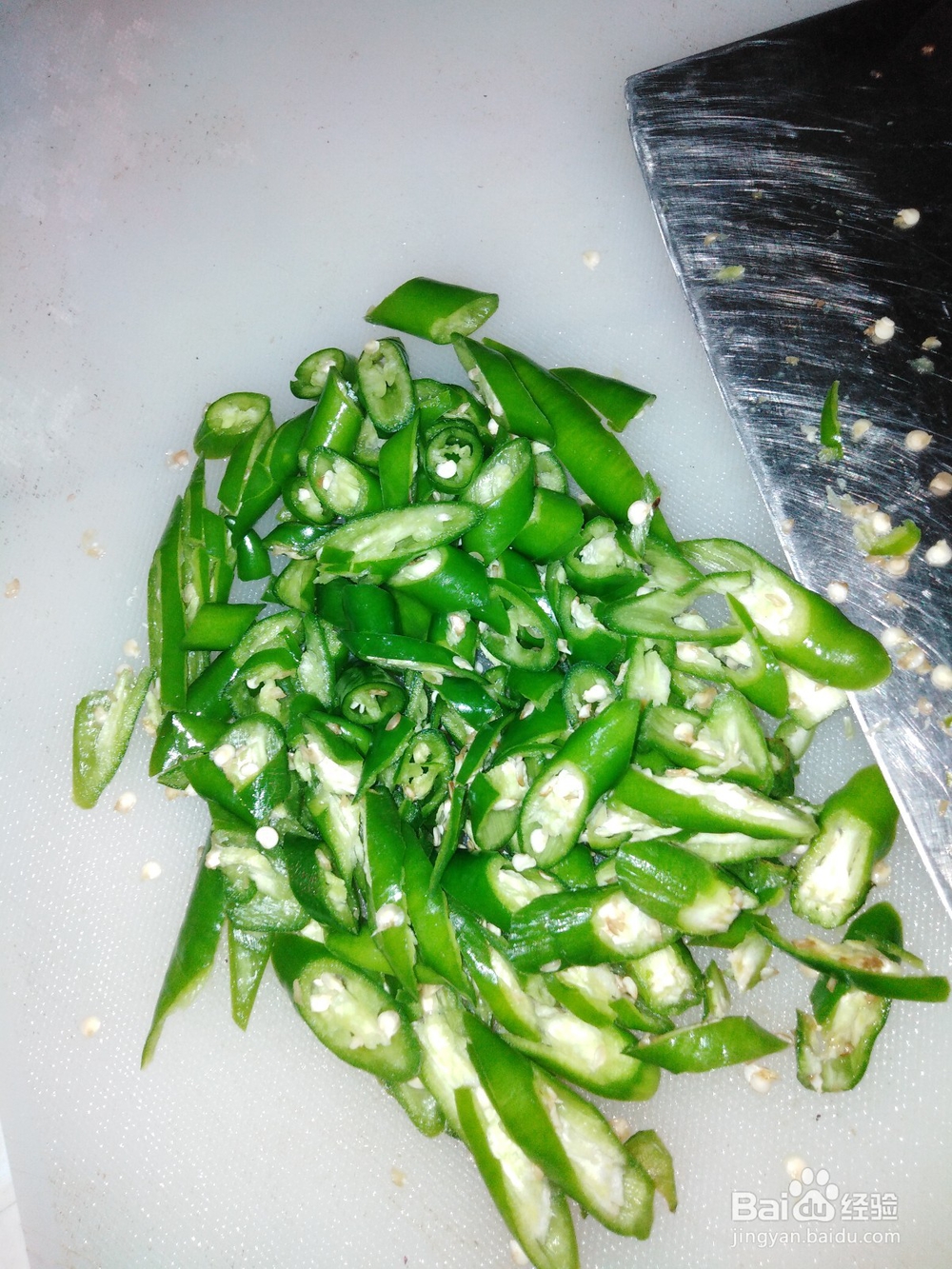 鸡蛋如何炒青碎辣椒