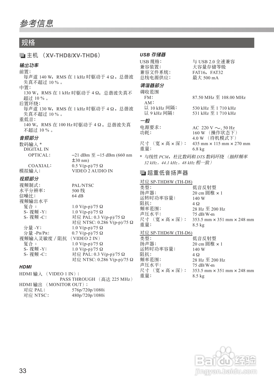 胜利者DVD播放机TH-D8型使用说明书:[2]