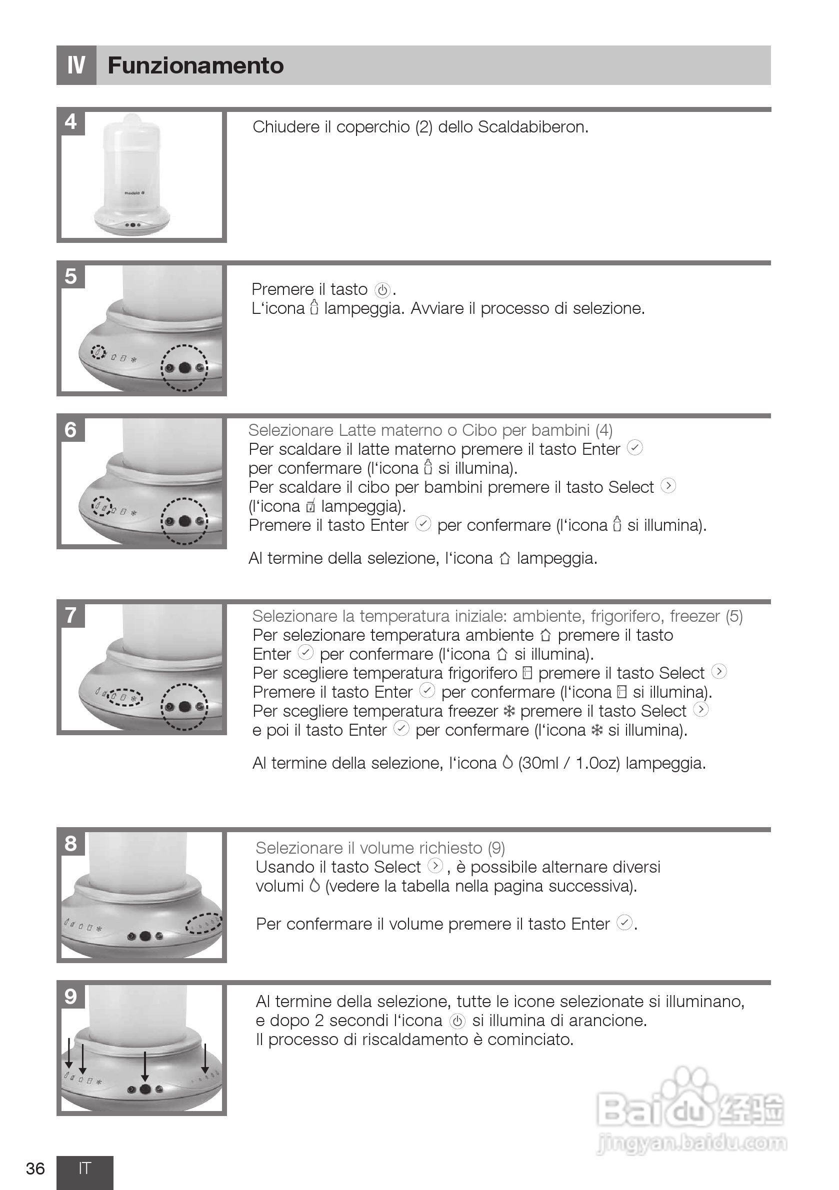 美德乐 B-Well温奶器说明书:[4]