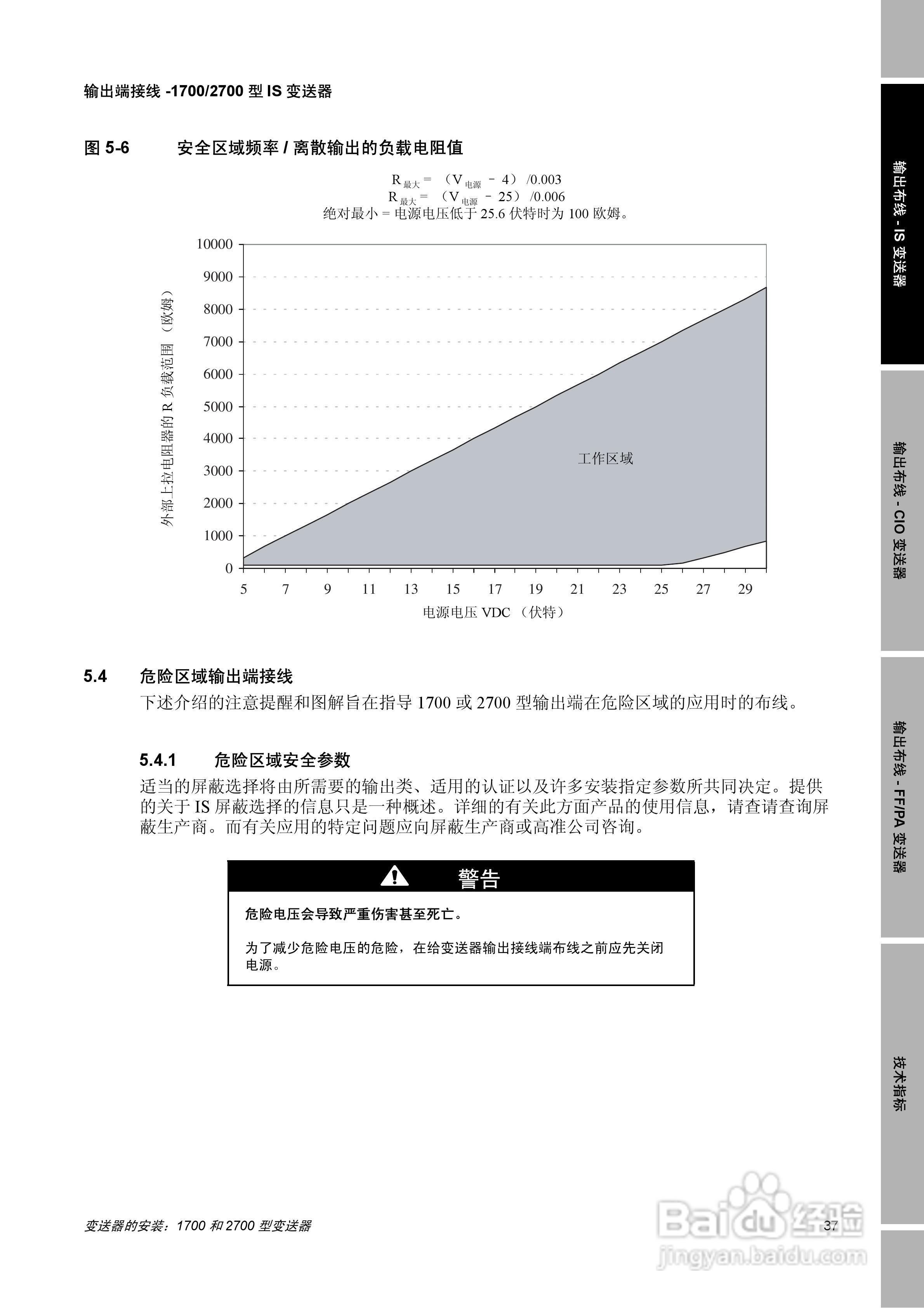 EMERSON1700/2700型变送器安装说明书:[5]