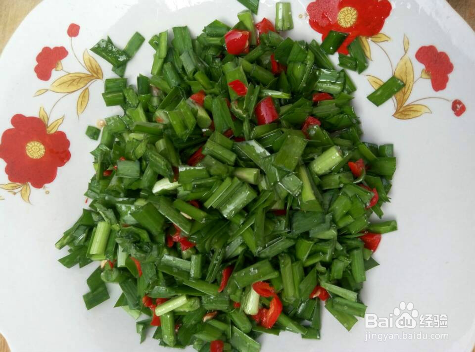 凉拌韭菜的简易做法