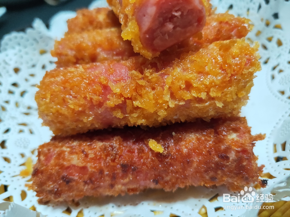 酥脆可口的家庭版小吃-改良版炸烤肠