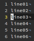 Vim 光标的基本移动方法