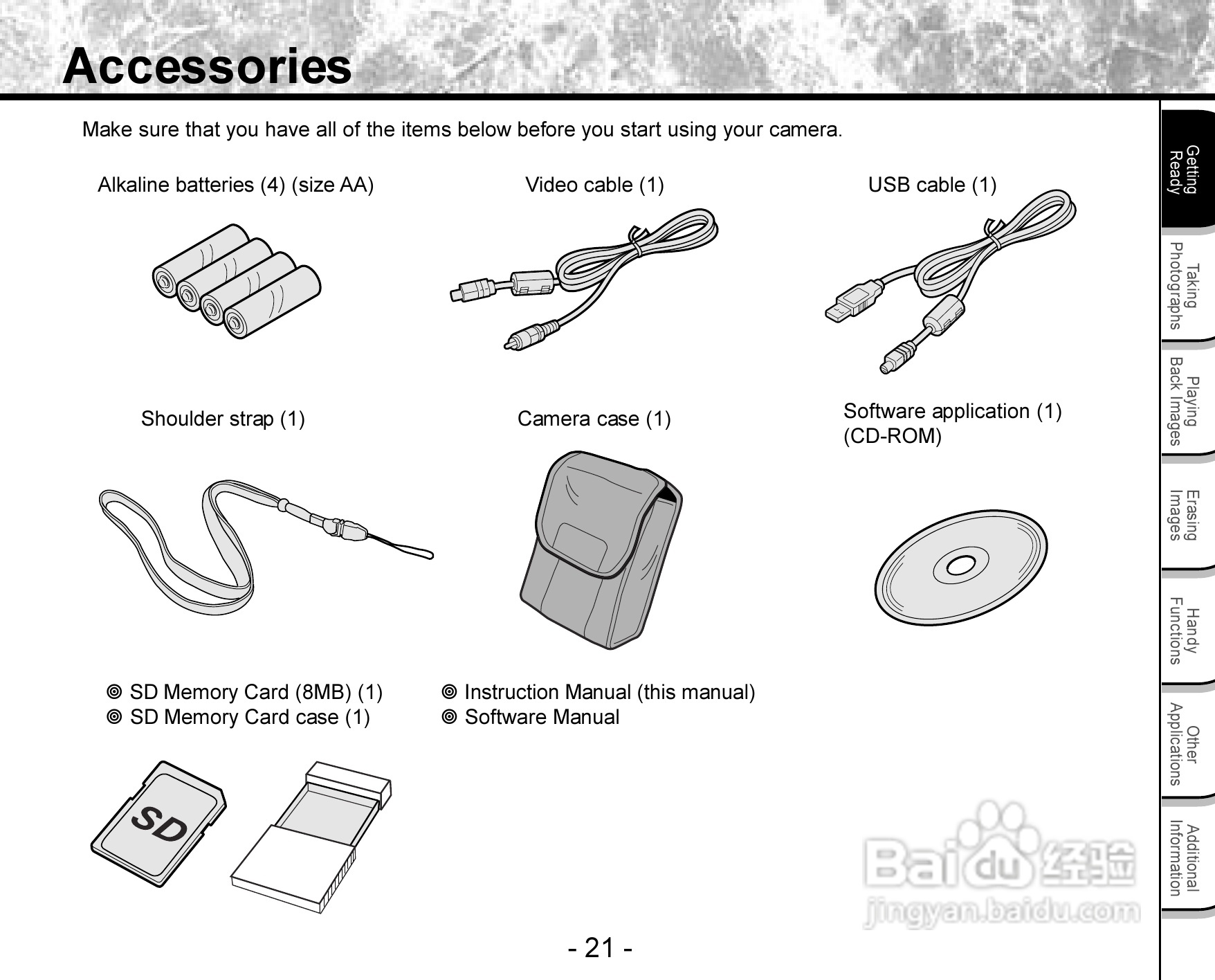 东芝PDR-3300数码相机使用说明书:[3]