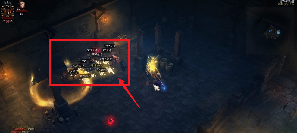 暗黑2怎样自动显示地上的物品名称