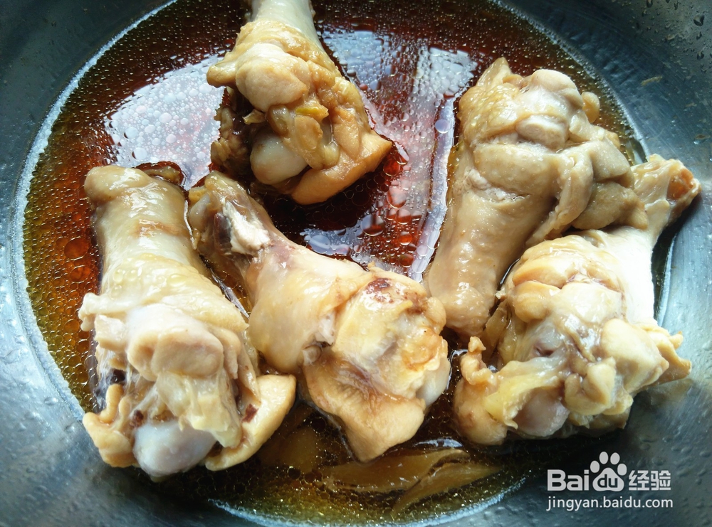 无油如何做出美味的葱香鸡腿