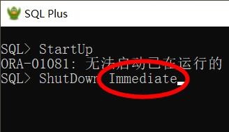 如何解决--无法启动已在运行的Oracle请先关闭它
