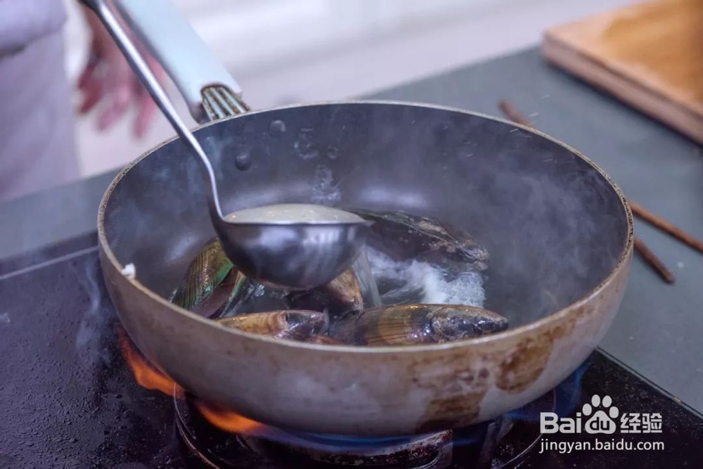 自己做青口鲜鱼意大利面海鲜美食