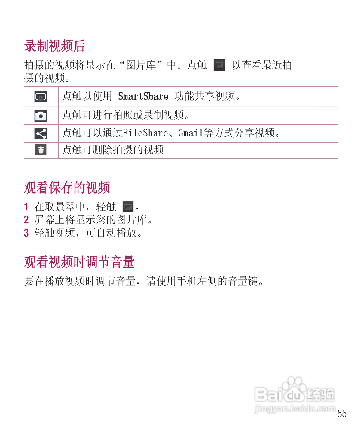 LG E975手机使用说明书:[16]