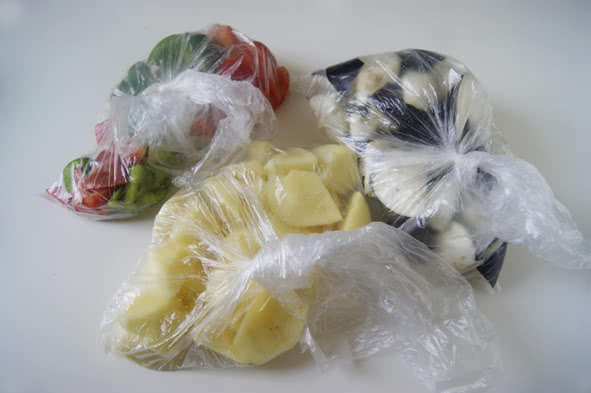 东北名菜少油版——地三鲜（空气炸锅版）