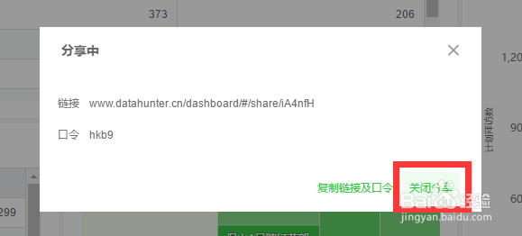 在DataHutner中,如何分享制作好的看板