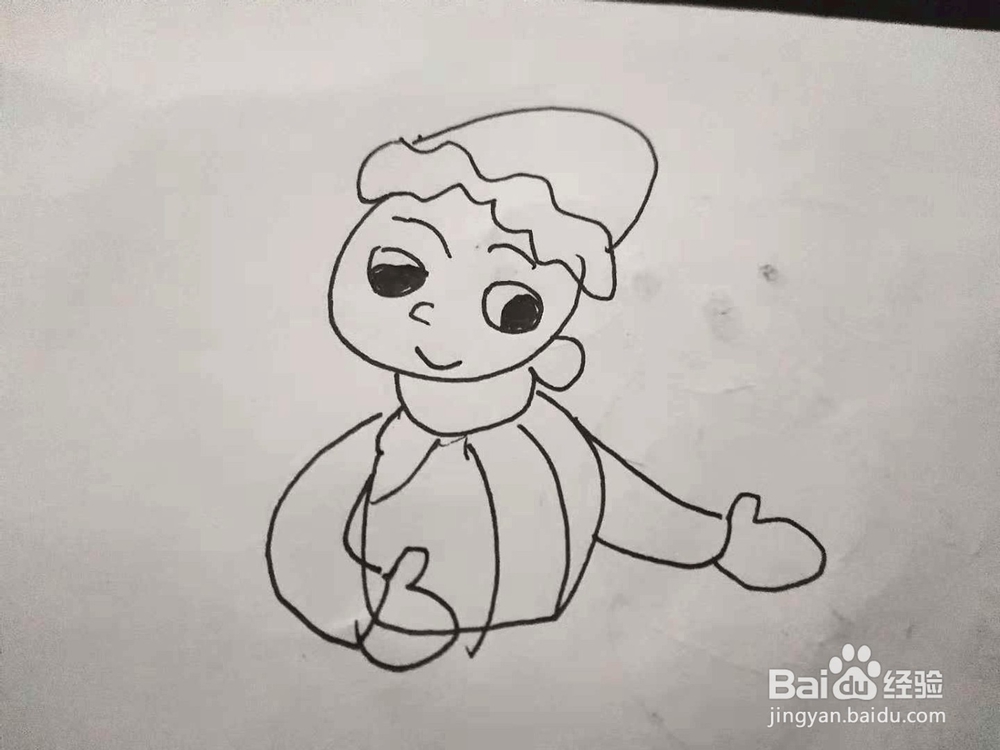 简笔画之人物画经验分享九