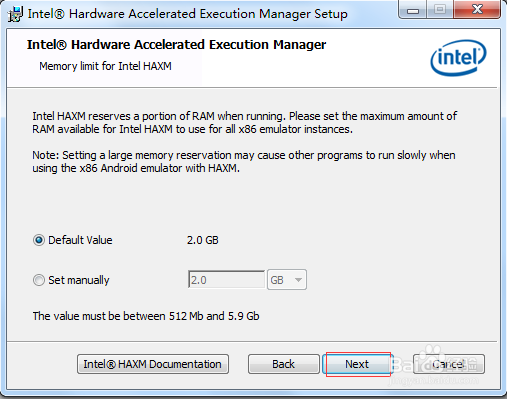 Android Studio错误HAX kernel module没有安装