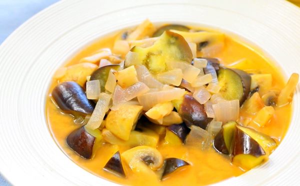 洋葱口蘑煮茄丁