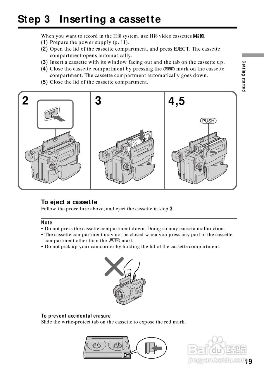 索尼CCD-TR818模拟摄像机说明书:[2]