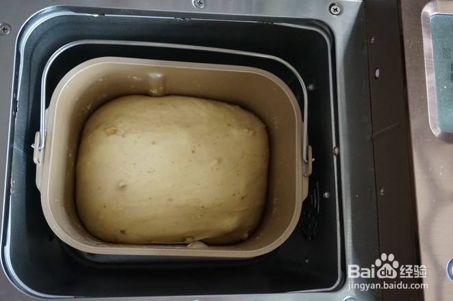 一键式香蕉核桃面包的做法