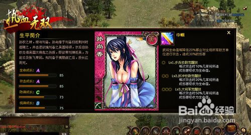 《热血无双》女将觉醒技能解析