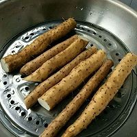营养美食制作蓝莓山药