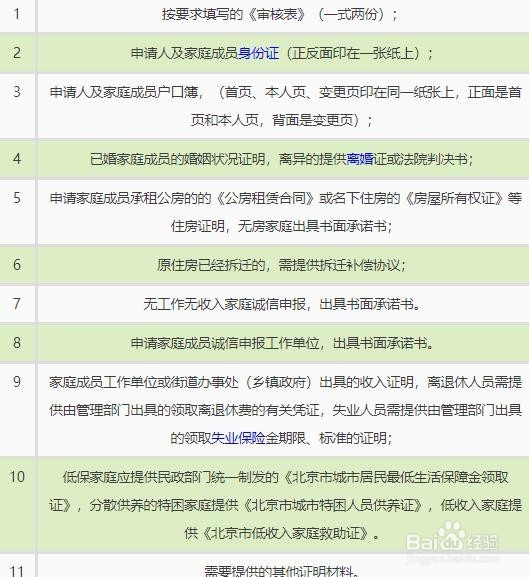 北京公租房申请条件