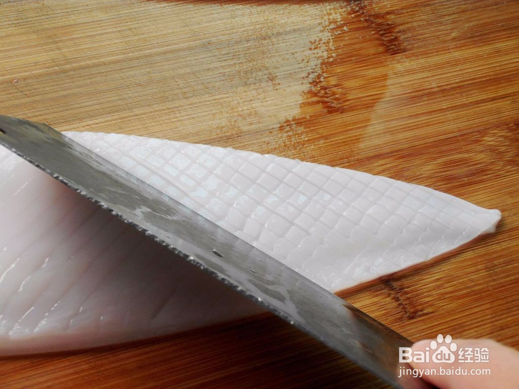 爆炒鱿鱼卷的做法