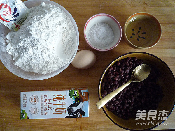 蜜豆小面包的做法