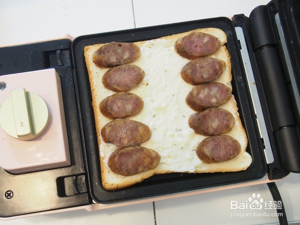 红椰菜三明治的制作方法