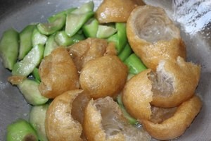 渔夫心语带你看丝瓜面筋