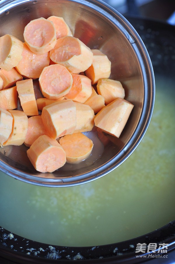 红薯二米粥的做法