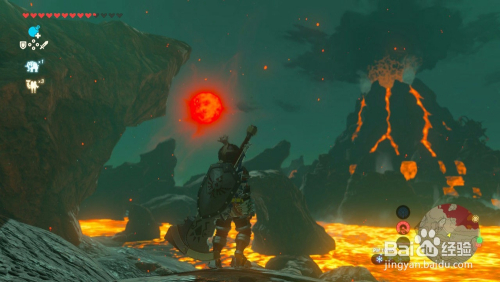 塞尔达传说荒野之息火山怎么去