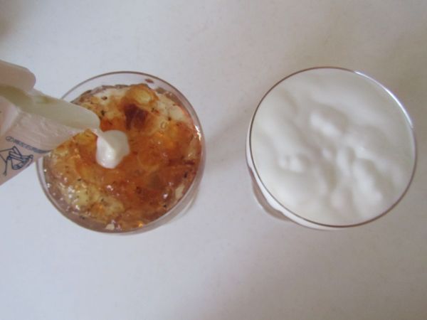 芒果酸奶桃胶羹