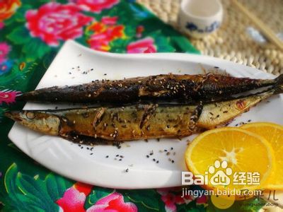 孕妇健康食谱：[6]酱烤秋刀鱼