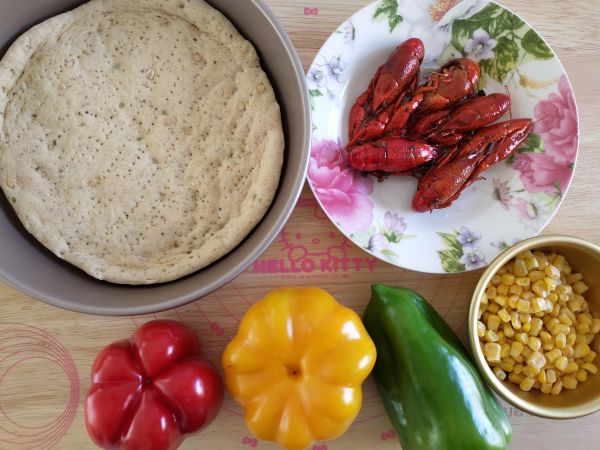 麻辣小龙虾披萨