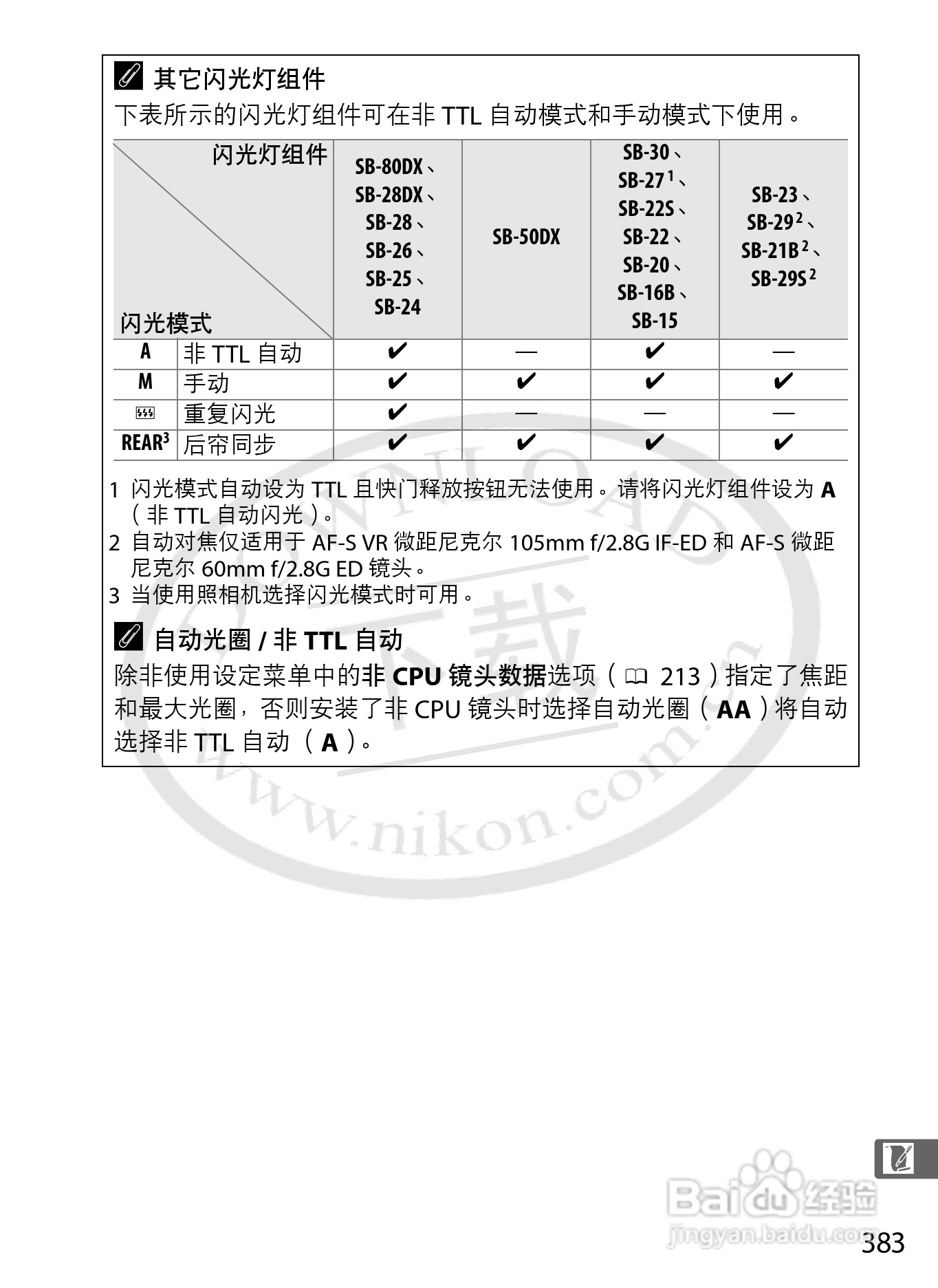 尼康D800E数码相机使用说明书:[41]