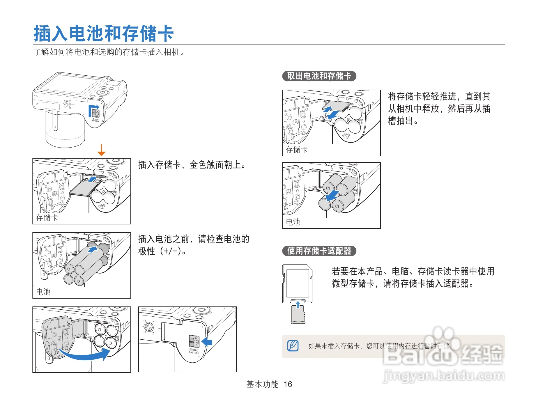 三星WB101数码相机说明书:[2]