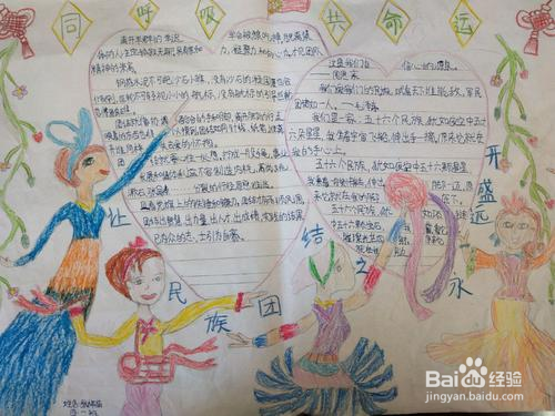 同呼吸共命运为主题的手抄报