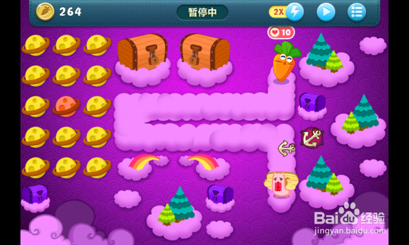 保卫萝卜挑战关37之全清金萝卜攻略