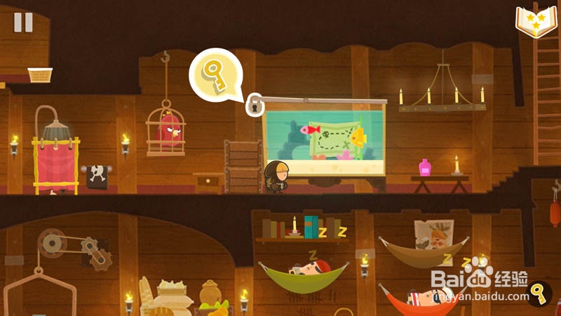 Tiny Thief 全攻略：[18]藏宝图第18关攻略