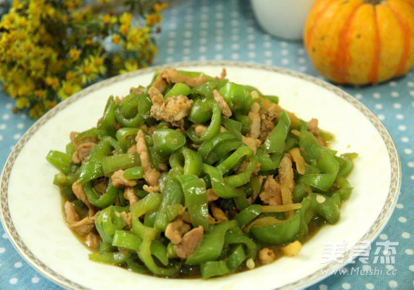 辣椒炒肉丝的做法