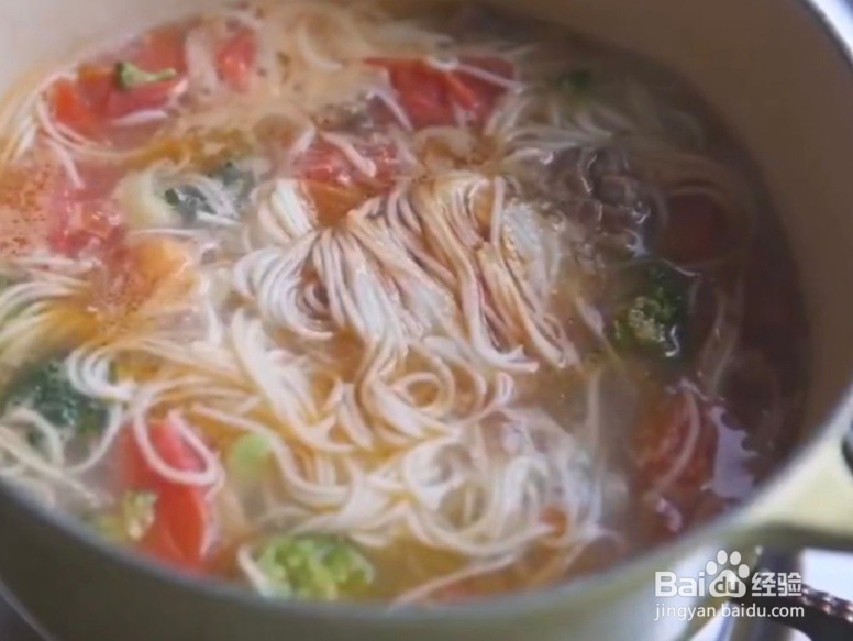 番茄肥牛面的做法