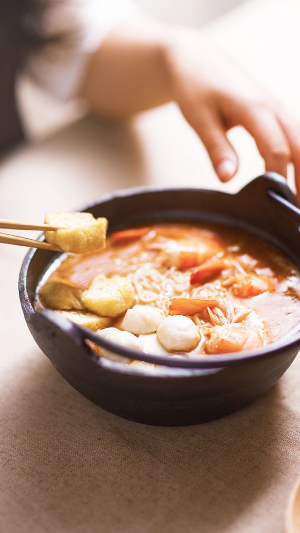 鲜虾金针菇沙茶荞麦面