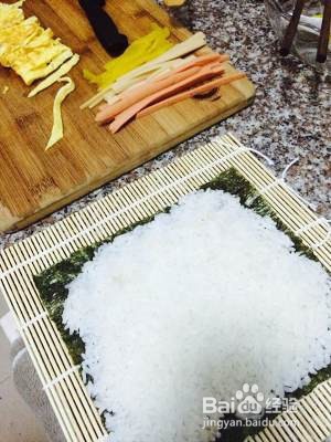 紫菜寿司的制作方法