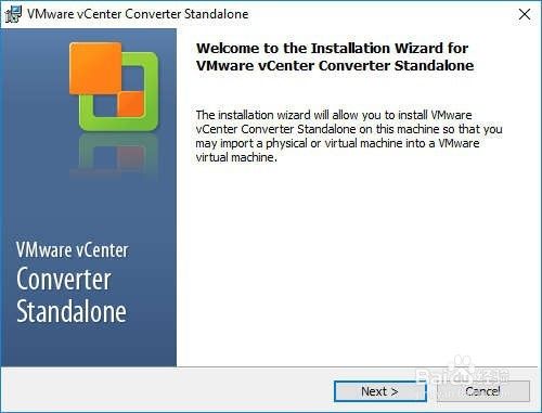 下载并安装虚拟化软件 VMware converter