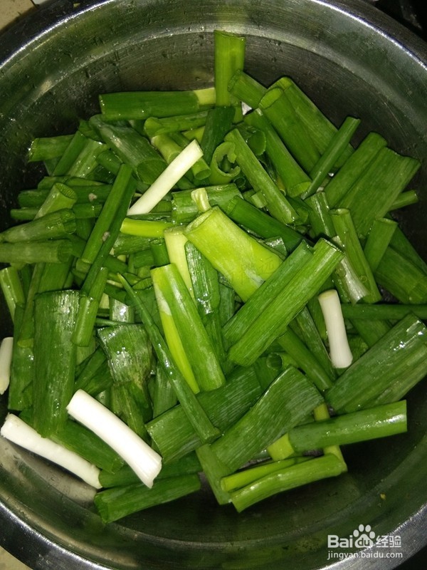 家常小炒--小葱大块肉