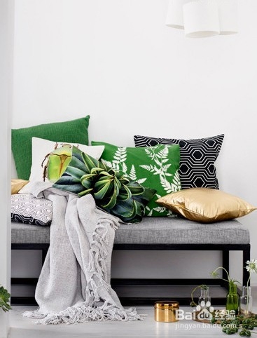 让你的客厅增加点俏皮色