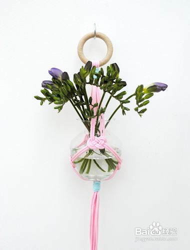 DIY——打个绳结挂花瓶
