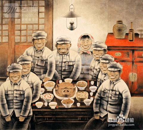 余启平作品”新东方主义“绘画