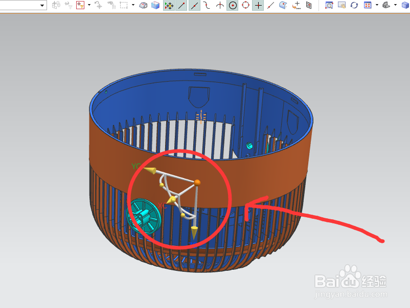 模具设计中如何使用动态坐标?如何找产品中心?