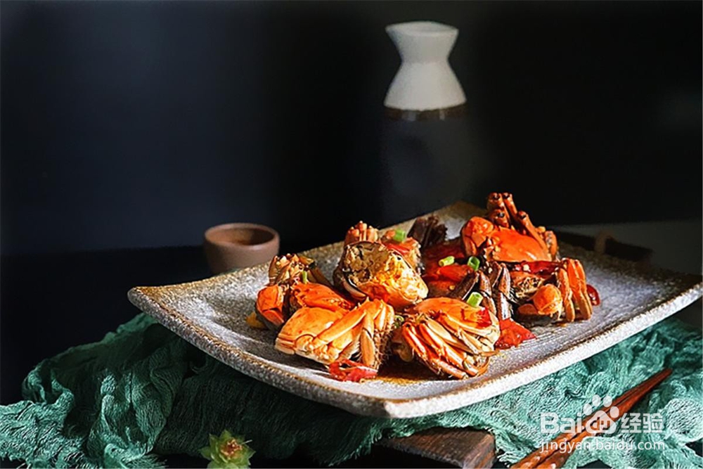 开胃麻辣口水蟹的家庭制作方法