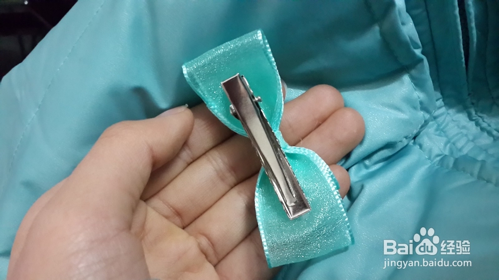 手把手教你手工：[14]雪纱蝴蝶结卡子